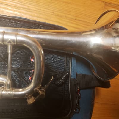 Bach Stradivarius 180S37 Silver Trumpet, Gold Trim, Heavy Caps, Serviced, Extras! image 3