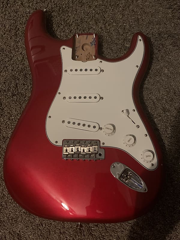 Fender Stratocaster (1965 Spec) Loaded Body Candy Apple Red Reverb