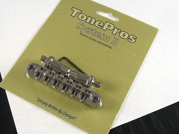 TonePros T3BT-N Standard Metric Locking Tune-O-Matic Bridge image 1