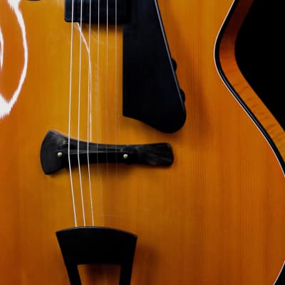 The Lady Gilmoore Archtop  w/ semi-nude Female Figure Inlay image 2