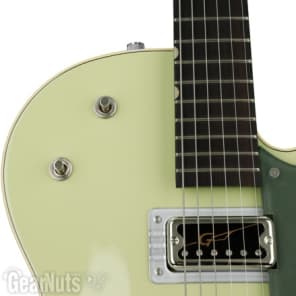 Gretsch G6118T-60GE Vintage Select Anniversary - Smoke Green  Bigsby image 10