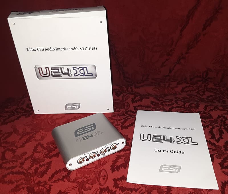 ESI U24XL USB Audio Interface 24bit/48kHz Full Duplex | Reverb