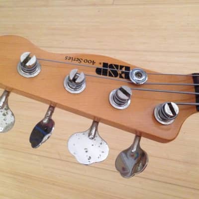 80s ESP 400 Precision Bass Guitar Vintage MIJ Tele Headstock