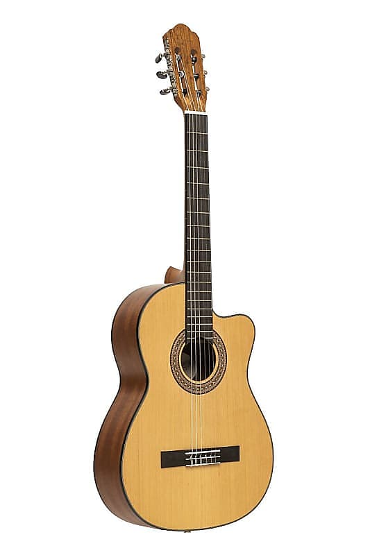 Angel Lopez Graciano Cutaway Electric Classical Guitar - Cedar - GRACIANO CM-CE image 1