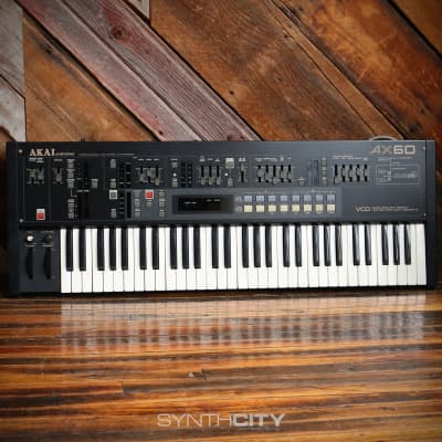 1980s Akai AX60 Analog Polyphonic Synthesizer