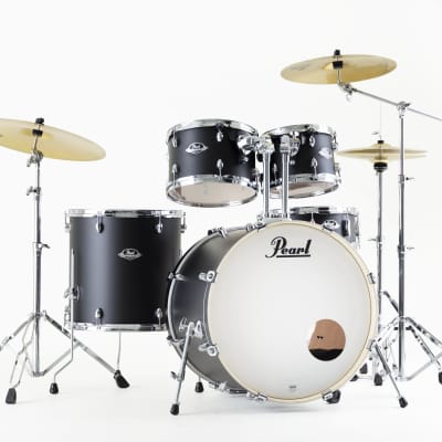 Pearl Export 5-Piece 22" Fusion Drum Kit with Hardware and Sabian Cymbal Pack - High Voltage Blue image 4