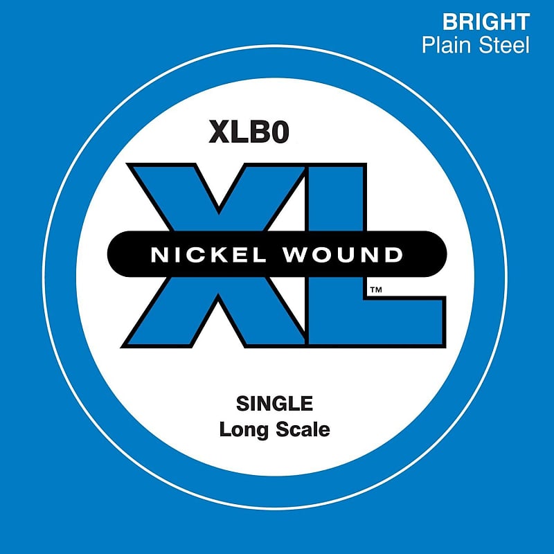 D'Addario XL Nickel Round Wound Bass Single String - 040 image 1