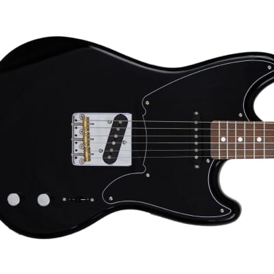 Rosenow Rapid Line 25.5" - Black - Blackwood Tek -  Offset Body Electric Guitar image 1