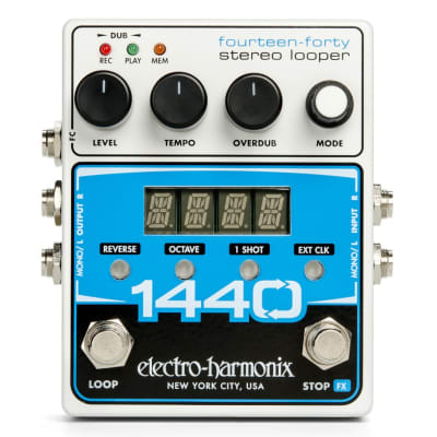 New Electro-Harmonix EHX 1440 Stereo Recording Looper Guitar Effects Pedal