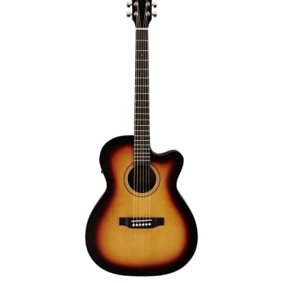 Austin AA25-OSEC SB Folk/Orchestra Acoustic Electric Guitar - Sunburst for sale