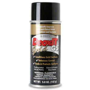 Hosa G5S-6 CAIG DeoxIT GOLD Spray Contact Enhancer/Cleaner - 5oz