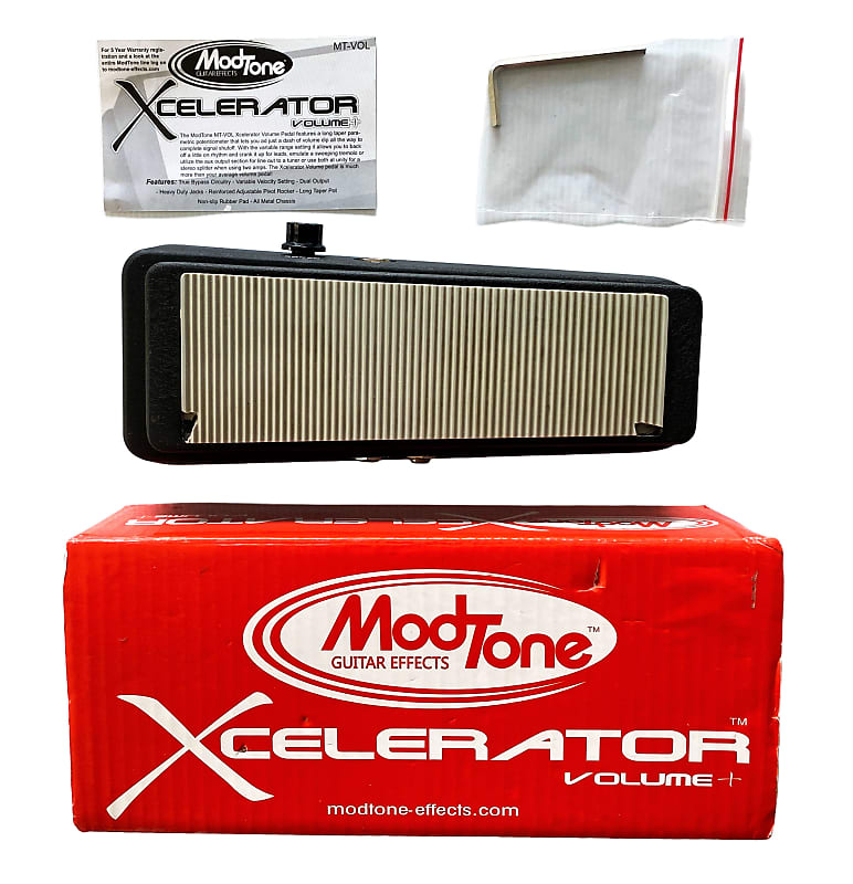 Guitar Volume Pedal ModTone MT-VOL Xcelerator Volume Guitar Effect Pedal Box Inc image 1