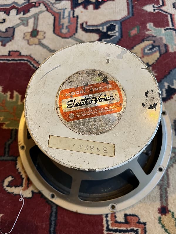ElectroVoice SRO Alnico 12" Guitar Speaker Mid 70s Reverb