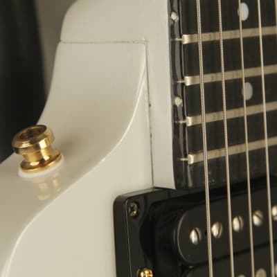 1981 Gibson Explorer E2 refinished PEARL WHITE w/DiMarzio Bluesbucker DP163 pickups image 11