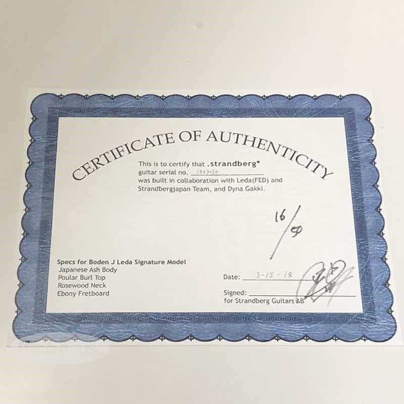 Strandberg LEDA 8 Signature [28/50] /Used | Reverb