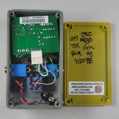 ギター dod overdrive preamp 250 analogman mod Analogman Modded DOD Overdrive Preamp 250 1990's Grey Mod
