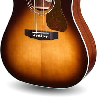Guild Guitars DS-240 Memoir, Slope Shoulder Acoustic Guitar, Vintage Sunburst, Solid Top for sale