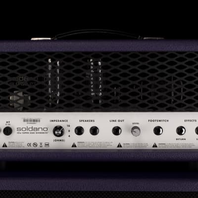 Soldano SLO-30 Custom Super Lead Overdrive 30-Watt Purple Guitar Amp Head image 7