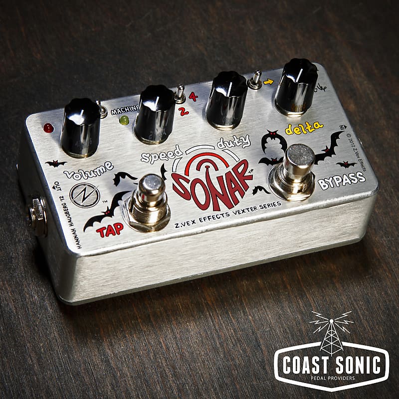 Zvex Sonar Vexter Tremolo/Tap Tempo Pedal | Reverb