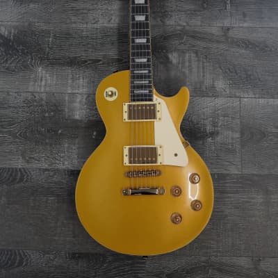 AIO SC77 Electric Guitar - Gold Top w/Gator GWE-LPS Case for sale