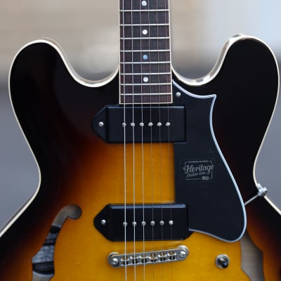 Heritage Standard Series H-530 Hollow Body Electric Guitar - Original Sunburst image 4