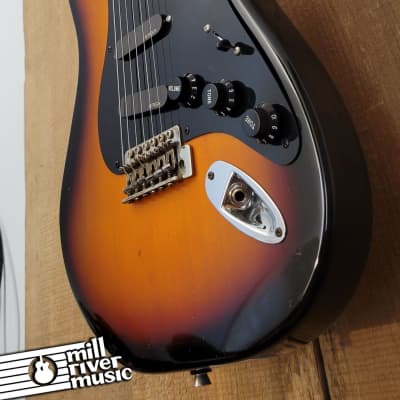 Fender MIM Stratocaster Neck, EMG Pickups Partscaster Sunburst Used image 5