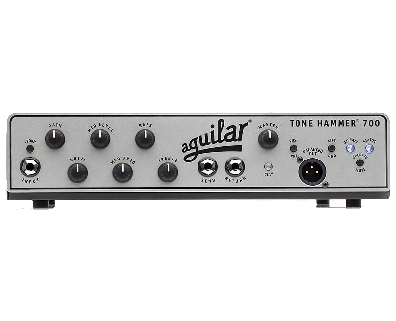 Aguilar Tone Hammer 700 700-Watt Bass Head image 1