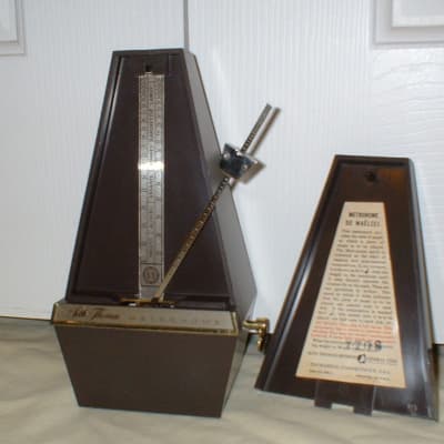 Fully Serviced Vintage Seth Thomas Metronome Conductor 1980s Brown Plastic Case, Metal Movement image 10