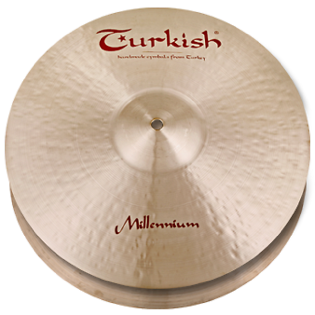 Turkish Cymbals 14" Jazz Series Millennium Hi-Hats MLN-H14 (Pair) image 1