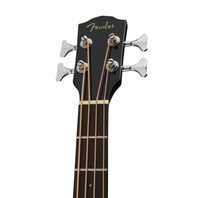 Fender CB-60SCE Acoustic Bass Guitar w/Cutaway & Electronics, Laurel FB, Black image 5