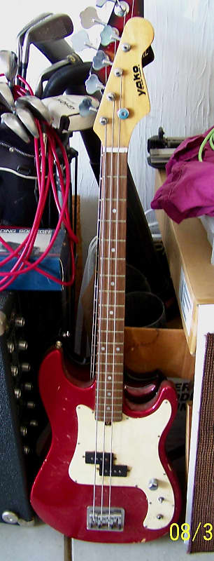 1980's Yako Short Scale Bass Guitar image 1