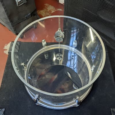 1970s Ludwig Clear Vistalite 9 x 13" Concert Tom - Looks Really Good - Sounds Great! image 6