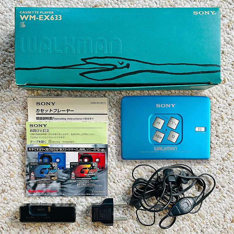 [RARE BOX] Sony WM EX633 Walkman Cassette Player, EX Shape, Working !  			