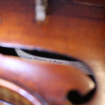 Early 1900's Antonius Stradivarius Copy Made in Germany 4/4 Violin image 9