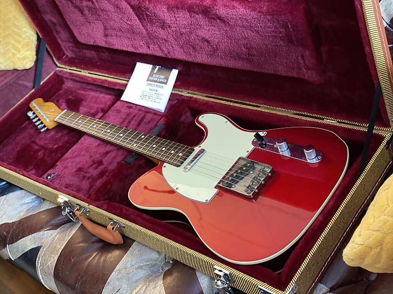 Fender Japan 1962 Telecaster Reissue Candy Apple Red w/ USA Texas Specials  w/ Hardcase 2007