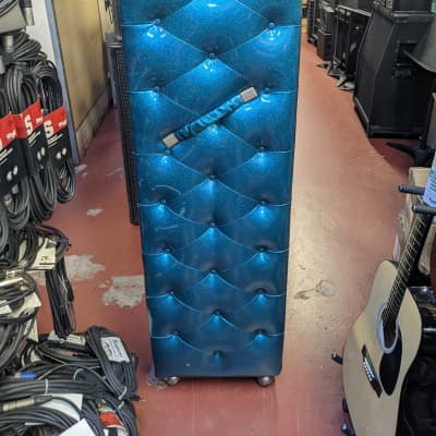 1972 Plush Blue/Green/Turquoise/Teal Sparkle 4 x 12" Guitar Speaker Cabinet - Looks Really Good -Sounds Great! image 7
