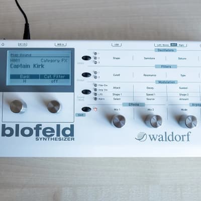 Waldorf Blofeld Desktop Synthesizer (white) + SL License, mint, boxed image 4