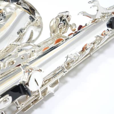 Free shipping! 【Special price】 Yamaha Professional Alto Saxophone YAS-62 Silver-Plated 62Neck image 8