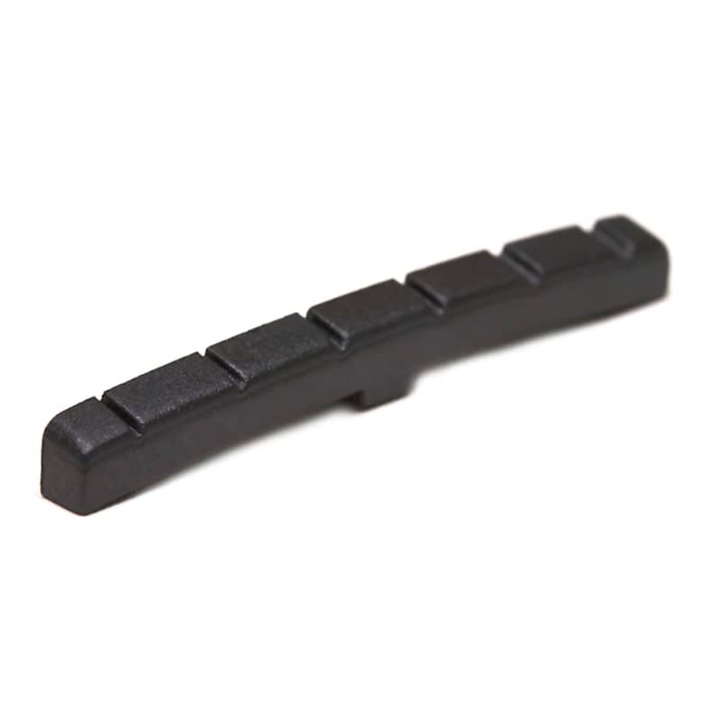 Graph Tech Tusq XL Strat Style Slotted Nut Black PT-5000-00 image 1