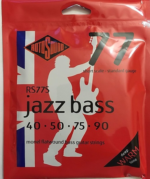 Rotosound RS77S 77 Jazz Monel Flatwound Bass Strings (40-90) image 1