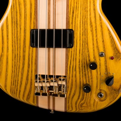Aria Pro II SB-1000B Reissue 4-String Electric Bass Guitar Made in Japan Oak Natural with Gig Bag image 5