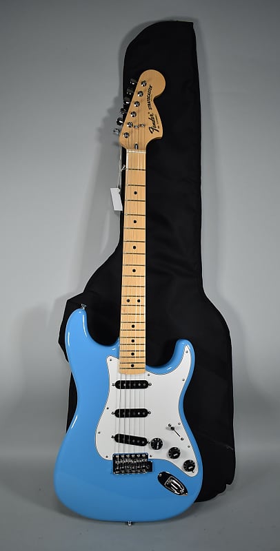 2023 Fender MIJ International Series Stratocaster Maui Blue Electric Guitar w/Bag image 1