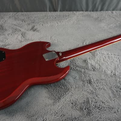 Gaban SG Bass - Cherry 4-String Bass Guitar image 13