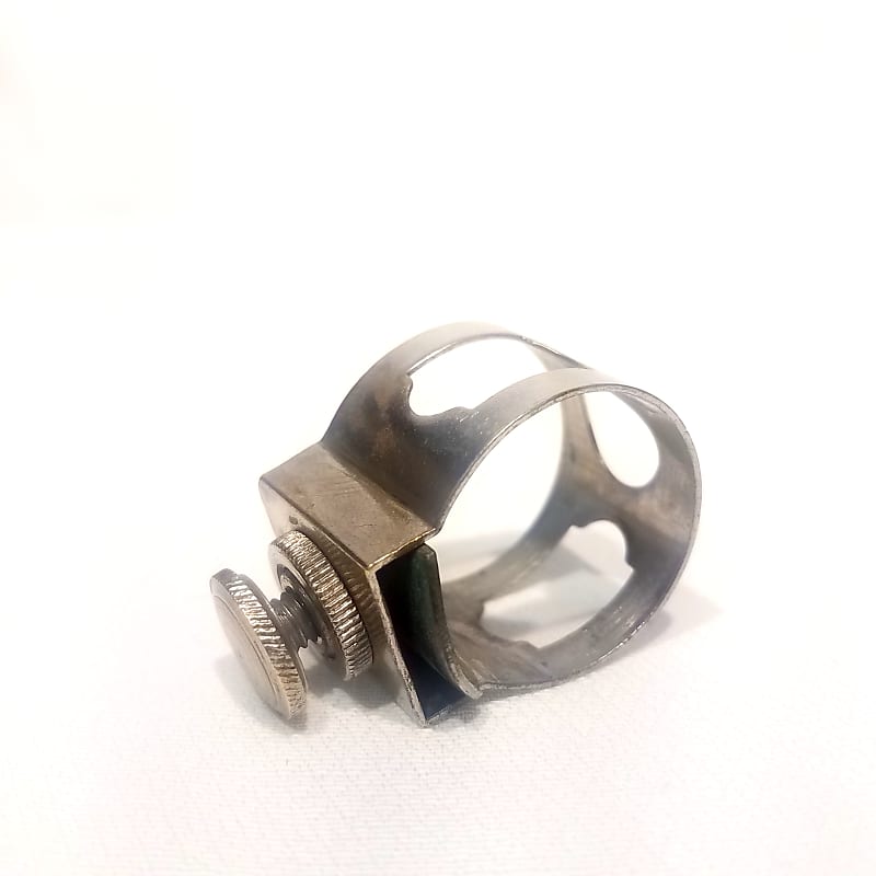 Vintage Single Screw C Melody Saxophone Ligature | Reverb