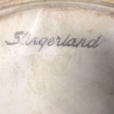 Slingerland 22" Calf Skin Resonant Logo Bass Drum Calfskin Head Vintage 60s 1960 USA image 3