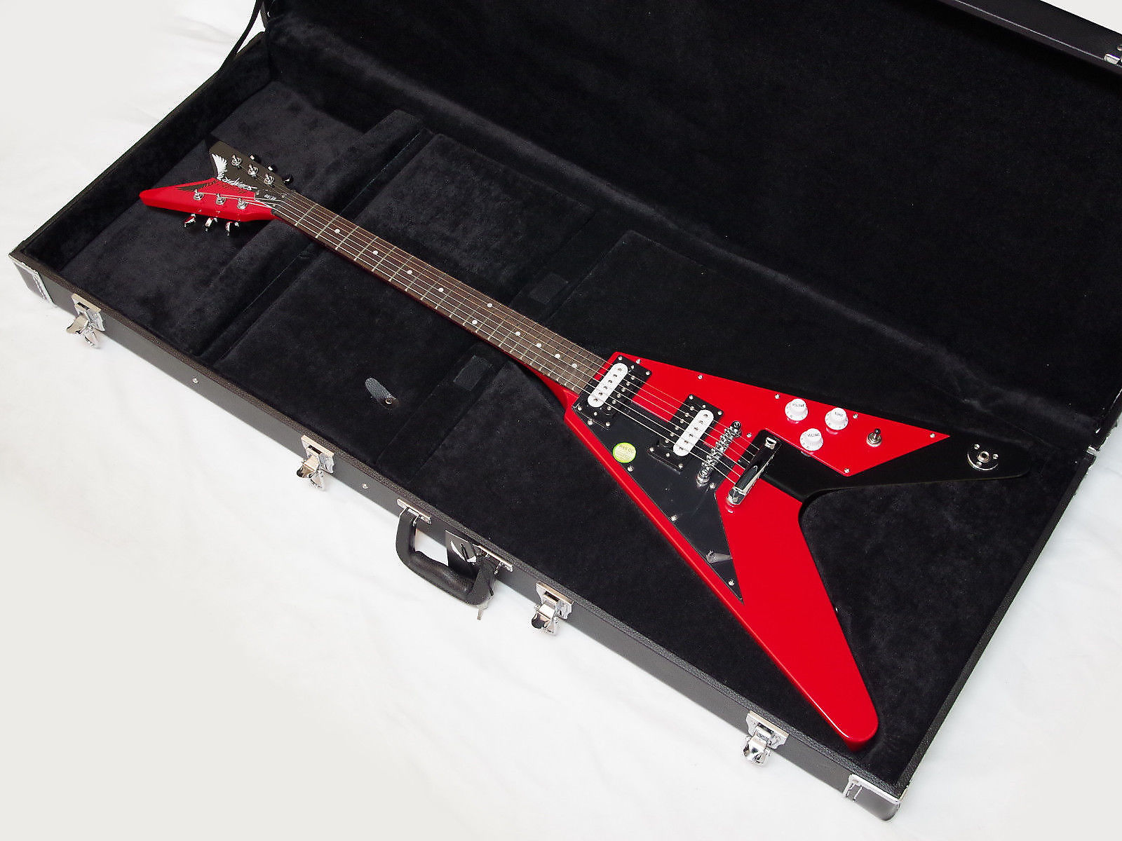 Dean Michael Schenker V Red and Black Graphic | Reverb