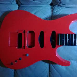 1988 Ibanez 540P FA (Five Alarm Red) PROJECT GUITAR (Body and Neck) JS Satriani image 15