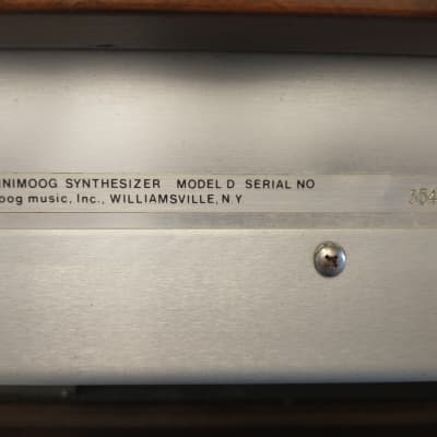 Moog minimoog Model D - 1974 with Super Rare 1125 Sample-Hold Controller image 12
