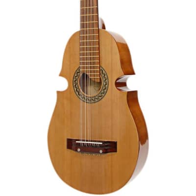 Paracho Elite Santiago 10-String Puerto Rican Classical Cuatro Guitar, Natural image 5