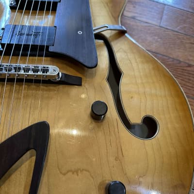 Bill Mitchell Archtop 80's - Natural Amber Burst image 12
